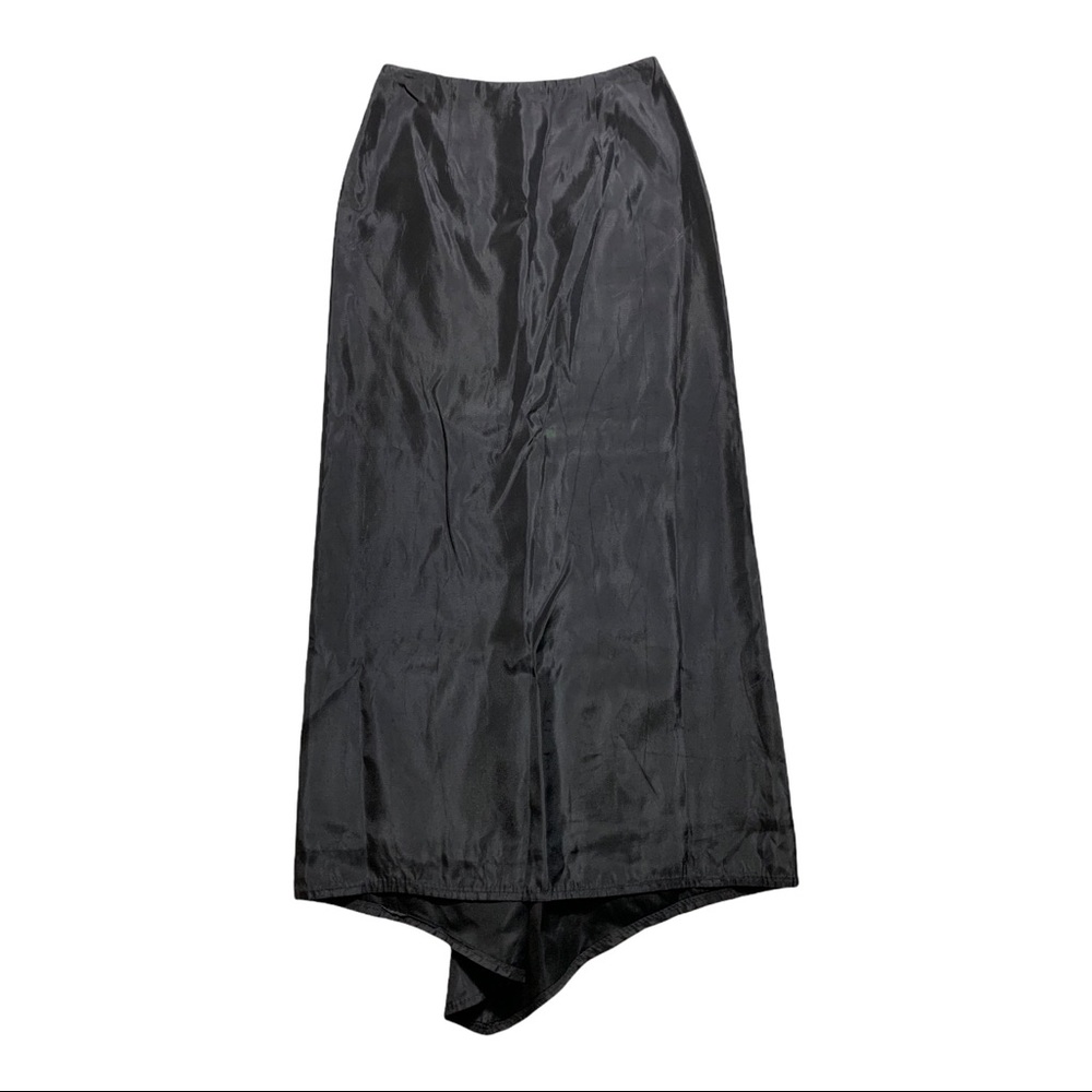 31. Jessica McClinton black gown skirt, high low long skirt size 2